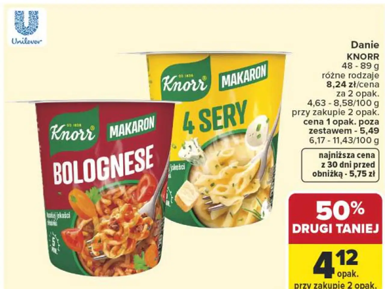 Danie KNORR różne rodzaje