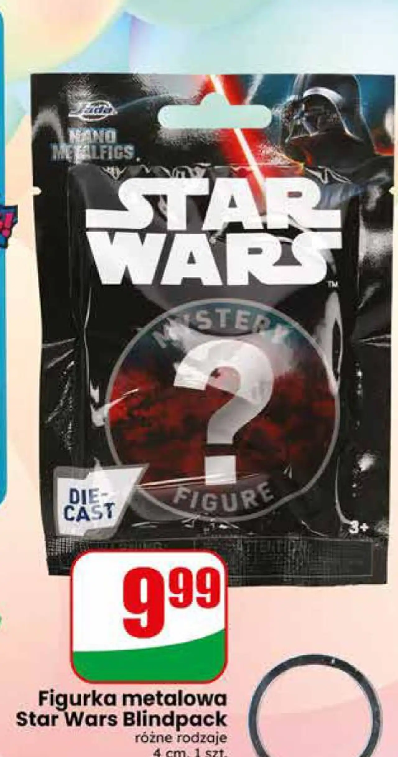 Figurka metalowa Star Wars Blindpack różne rodzaje 4 cm, 1 szt.