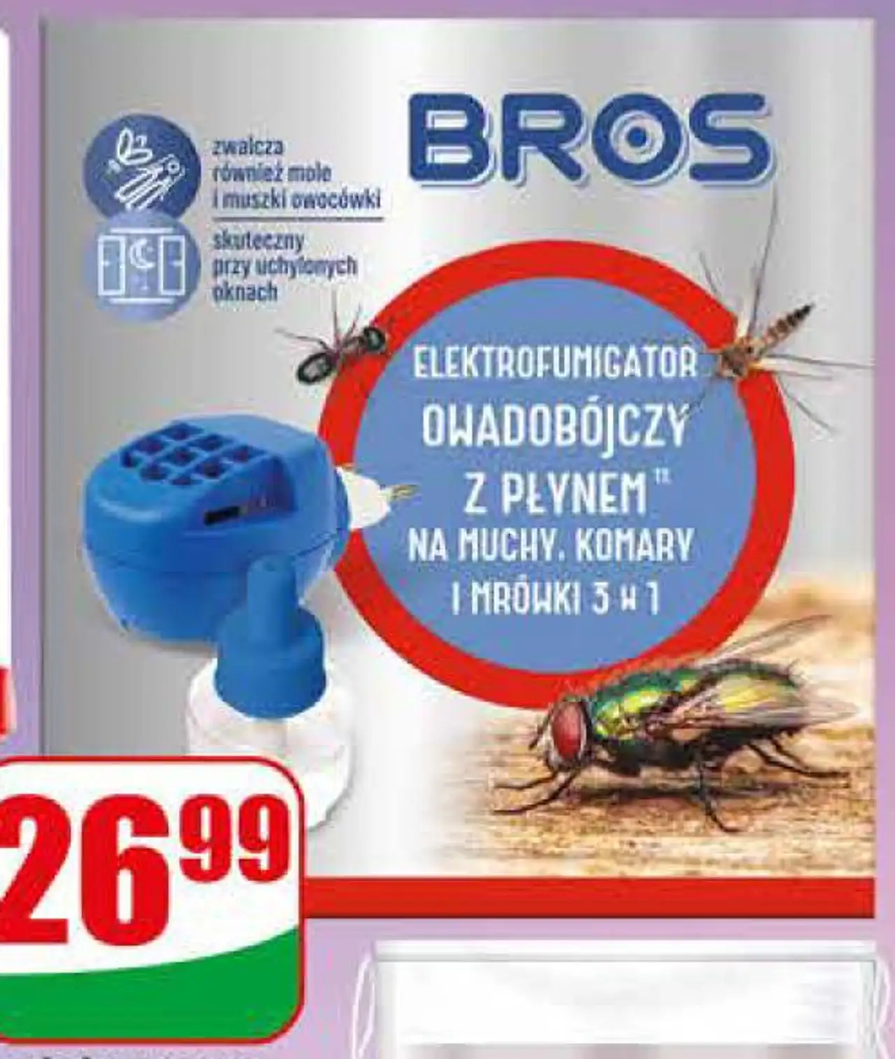 Urządzenie elektryczne + płyn 3w1 Bros