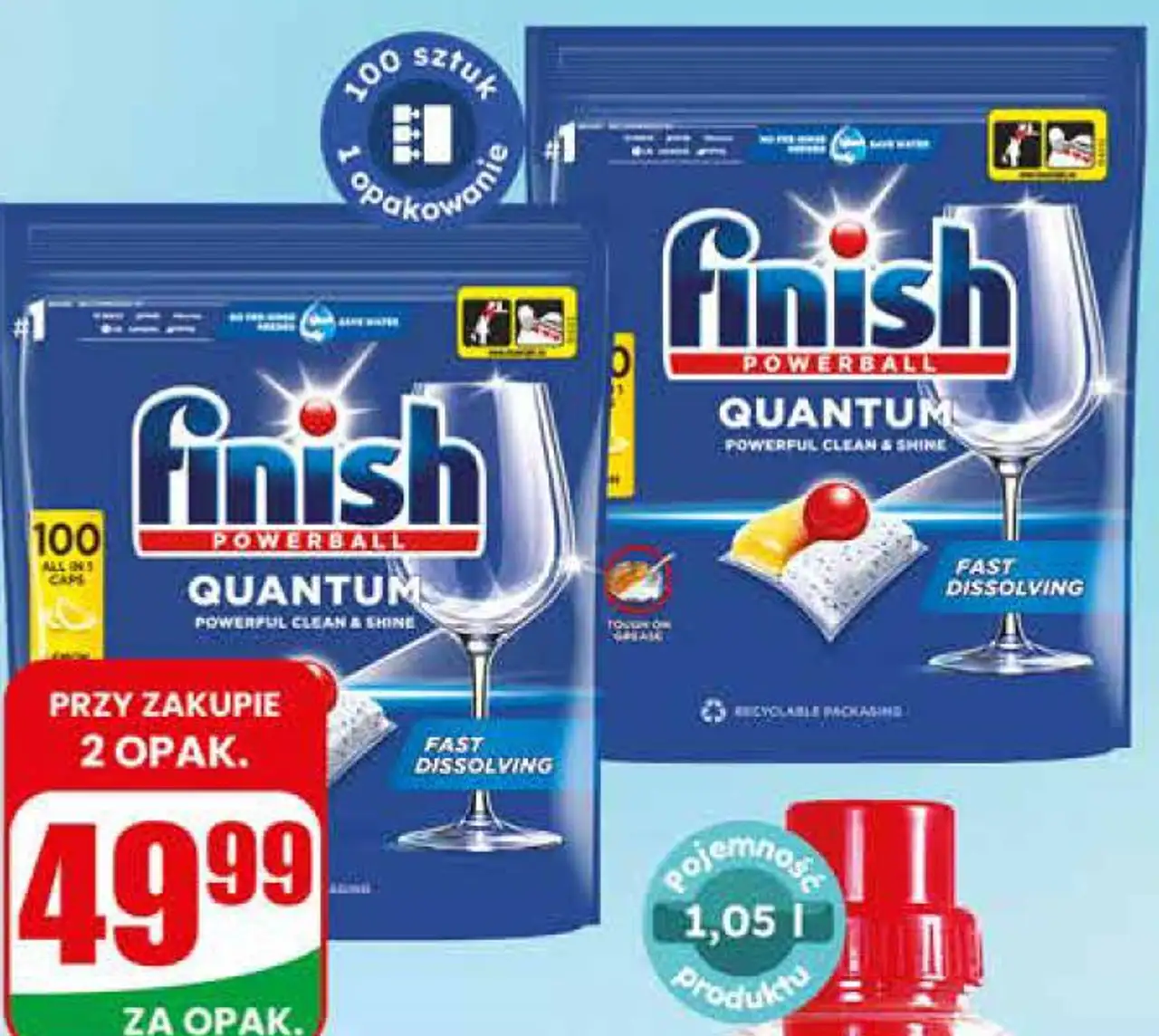 Kapsułki do zmywarki Lemon Finish Quantum