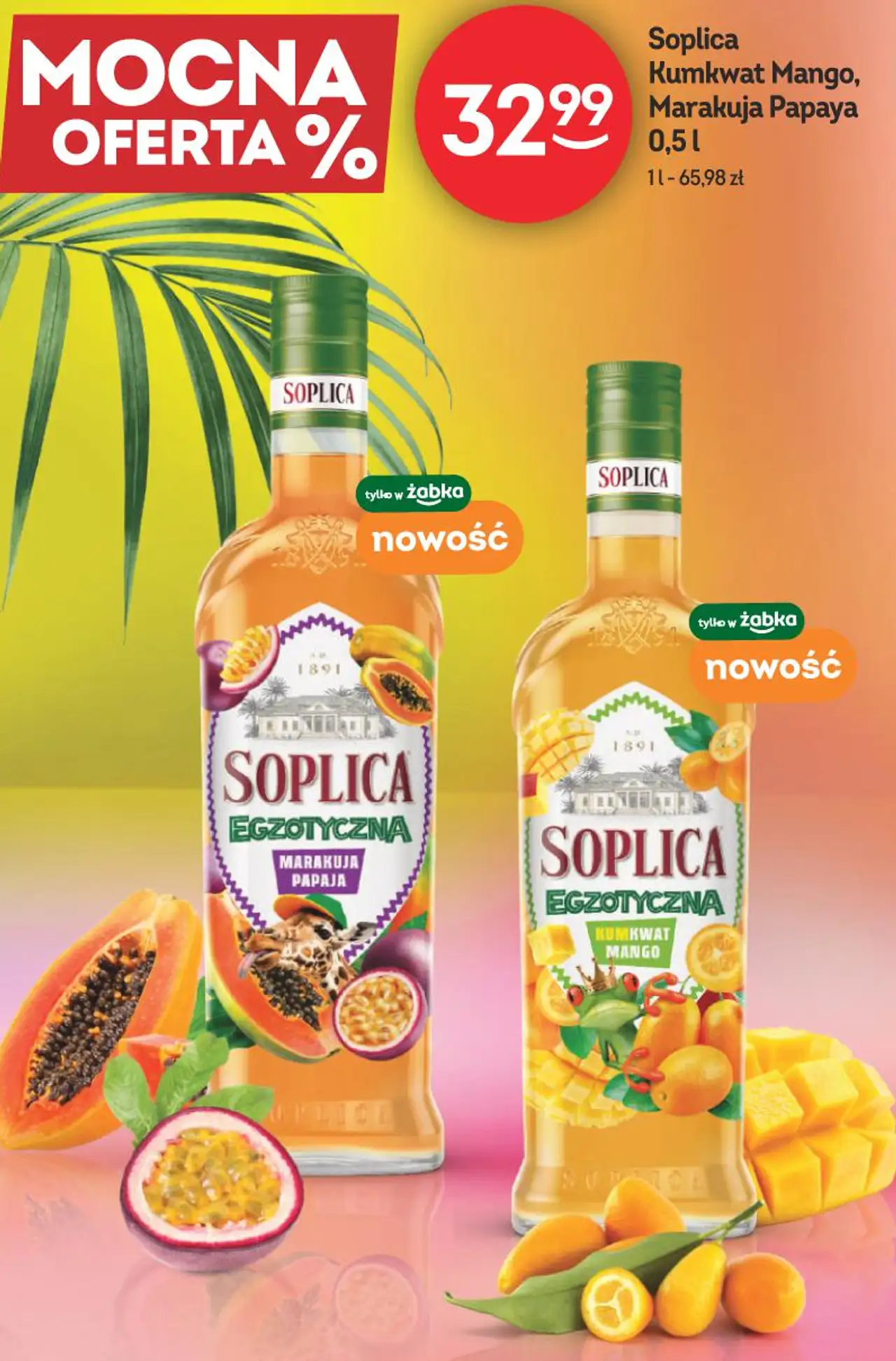 Soplica Kumkwat Mango, Marakuja Papaya 0,5 l