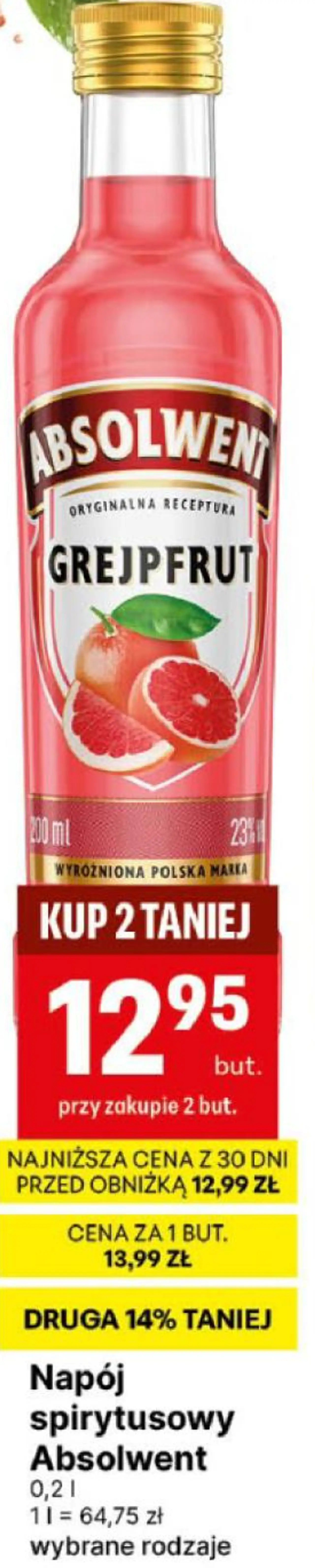 Napój spirytusowy Absolwent