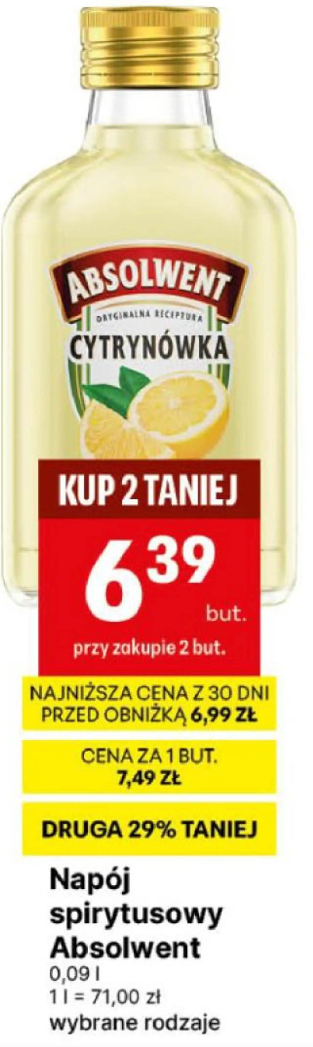 Napój spirytusowy Absolwent