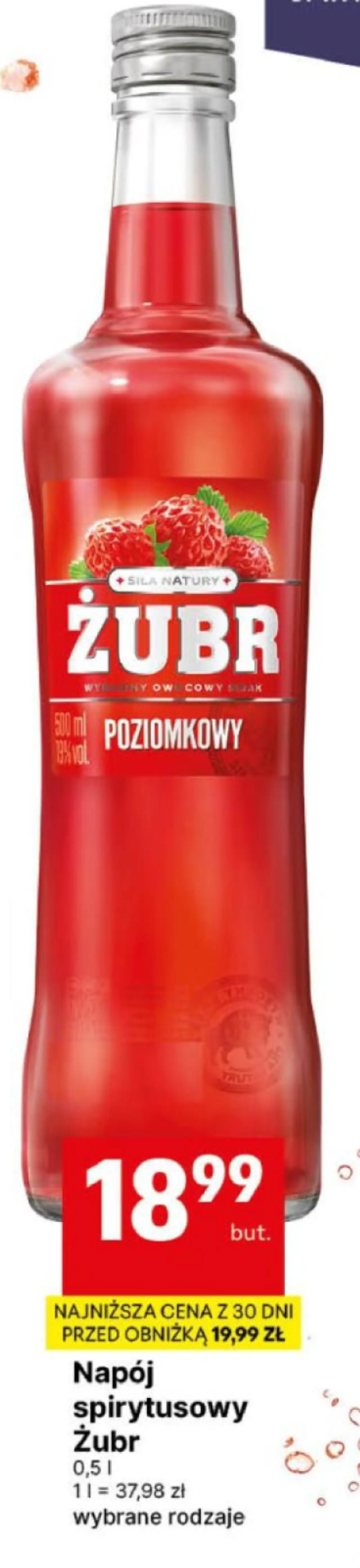 Napój spirytusowy Żubr