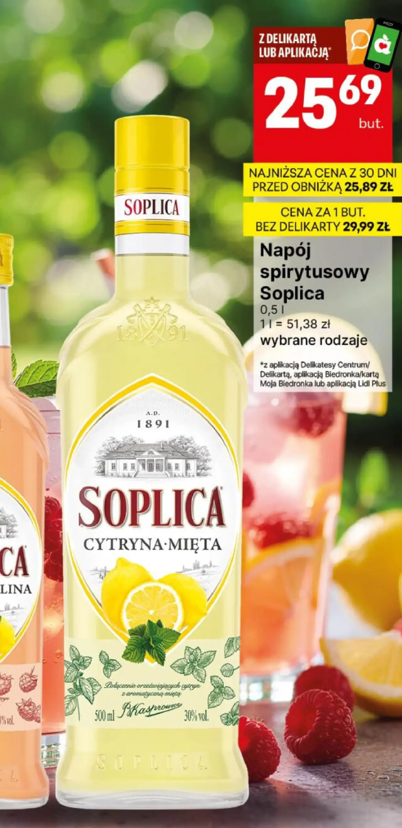 Napój spirytusowy Soplica 0,5 l wybrane rodzaje