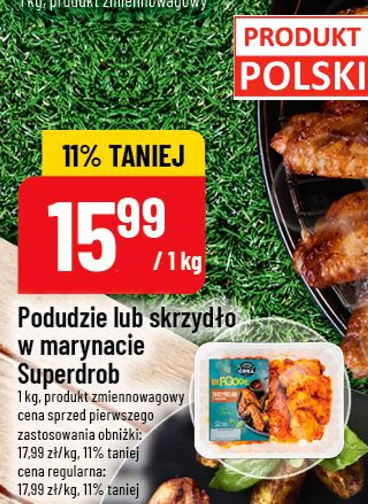 Podudzie lub skrzydło w marynacie Superdrob