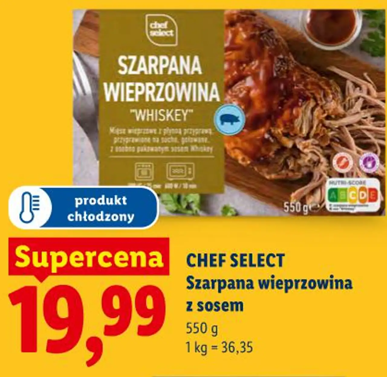 Szarpana wieprzowina z sosem CHEF SELECT