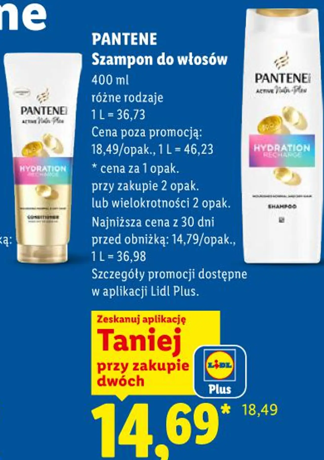 PANTENE Szampon do włosów