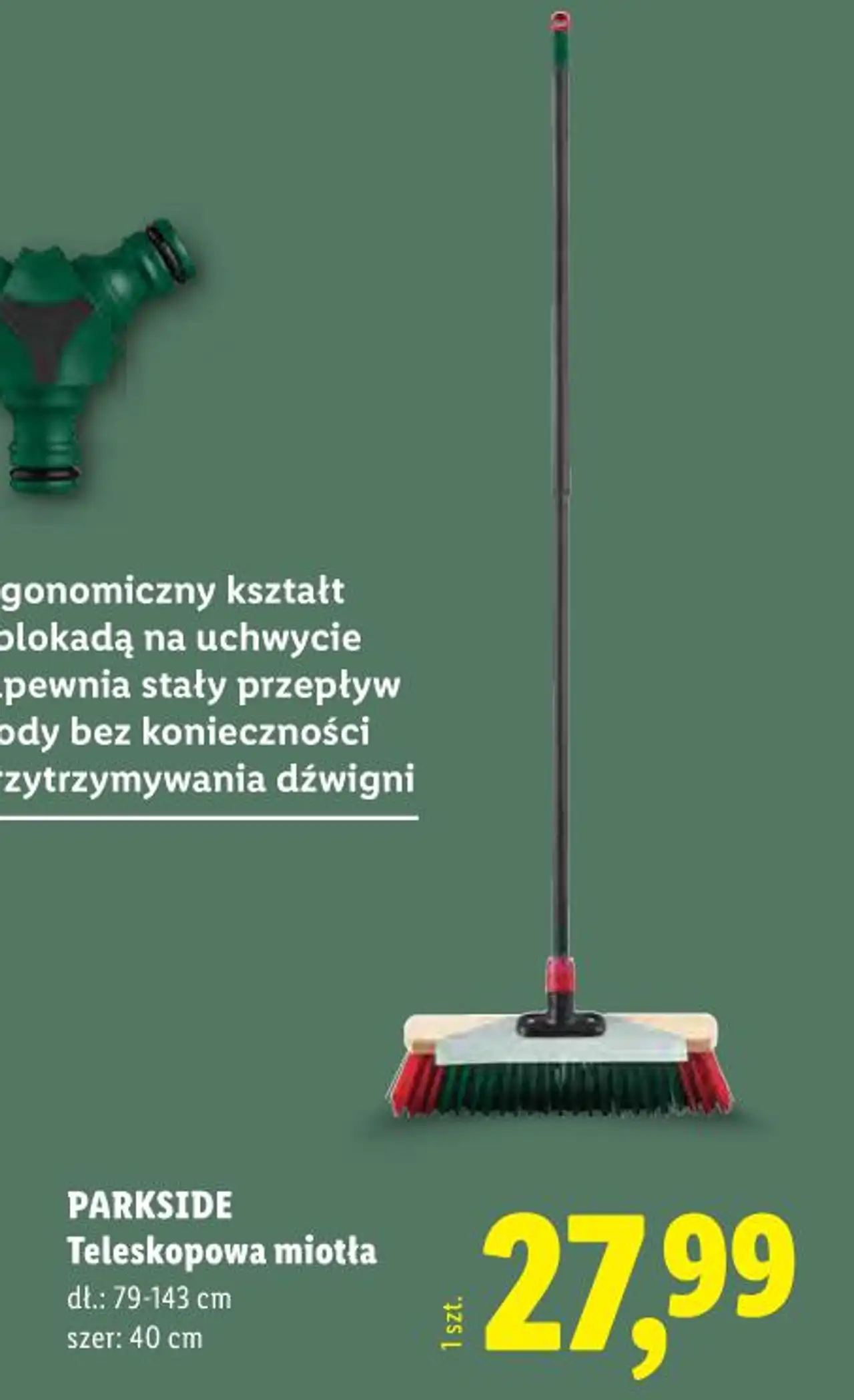 PARKSIDE Teleskopowa miotła