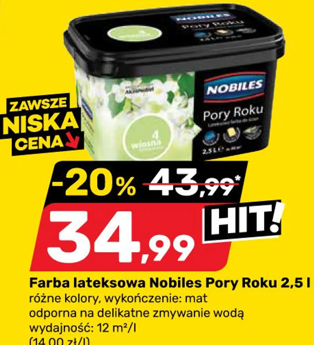 Farba lateksowa Nobiles Pory Roku 2,5 l