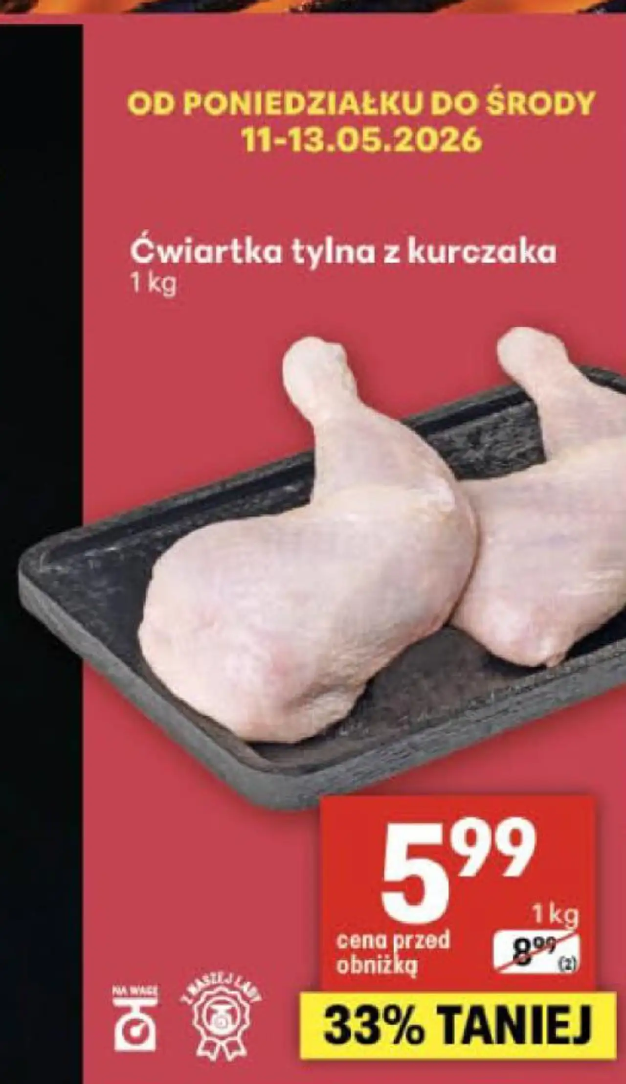 Ćwiartka tylna z kurczaka