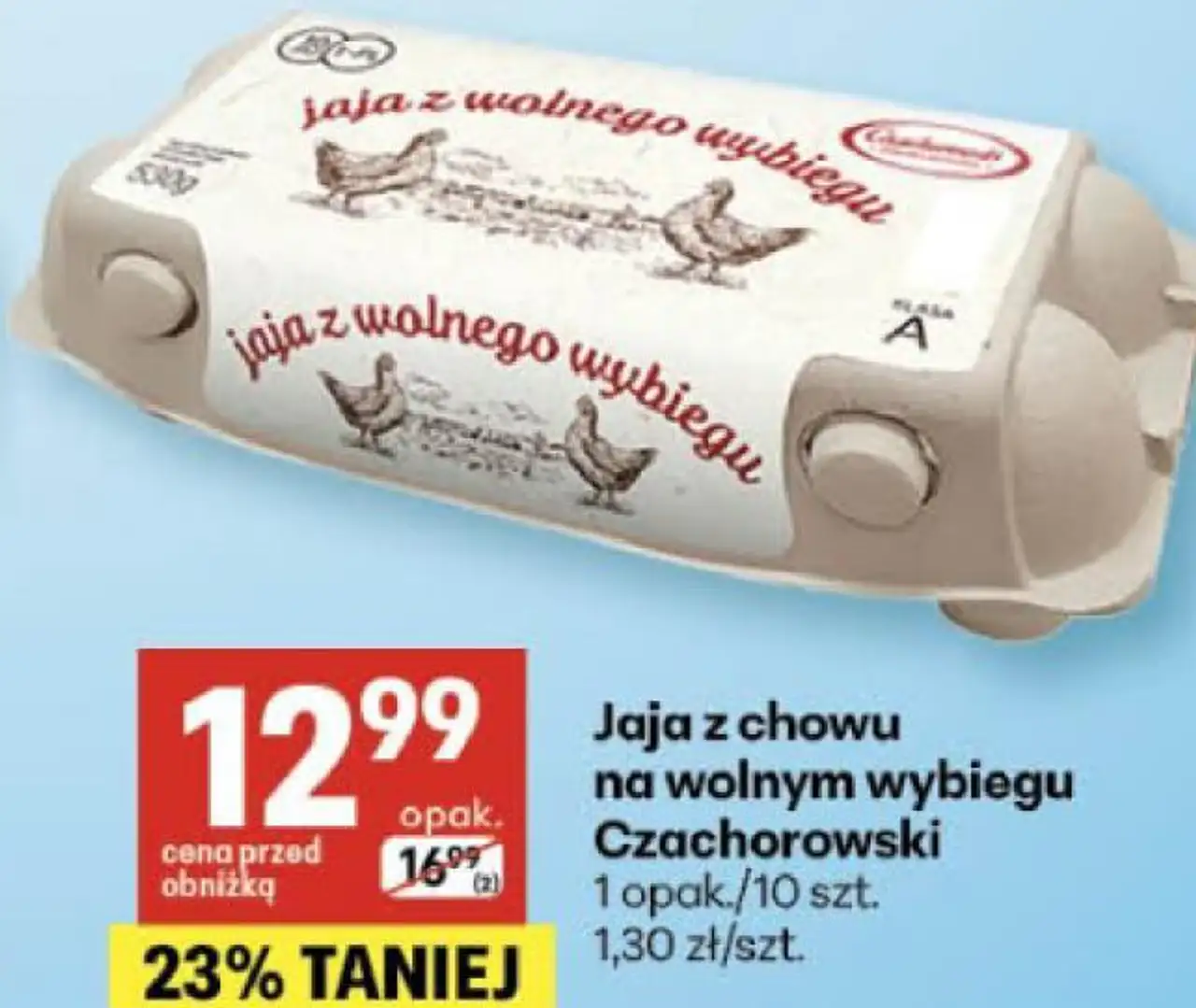Jaja z chowu na wolnym wybiegu Czachorowski