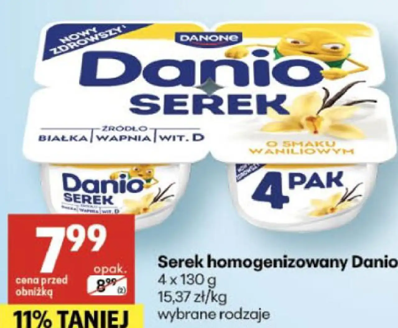 Serek homogenizowany Danio