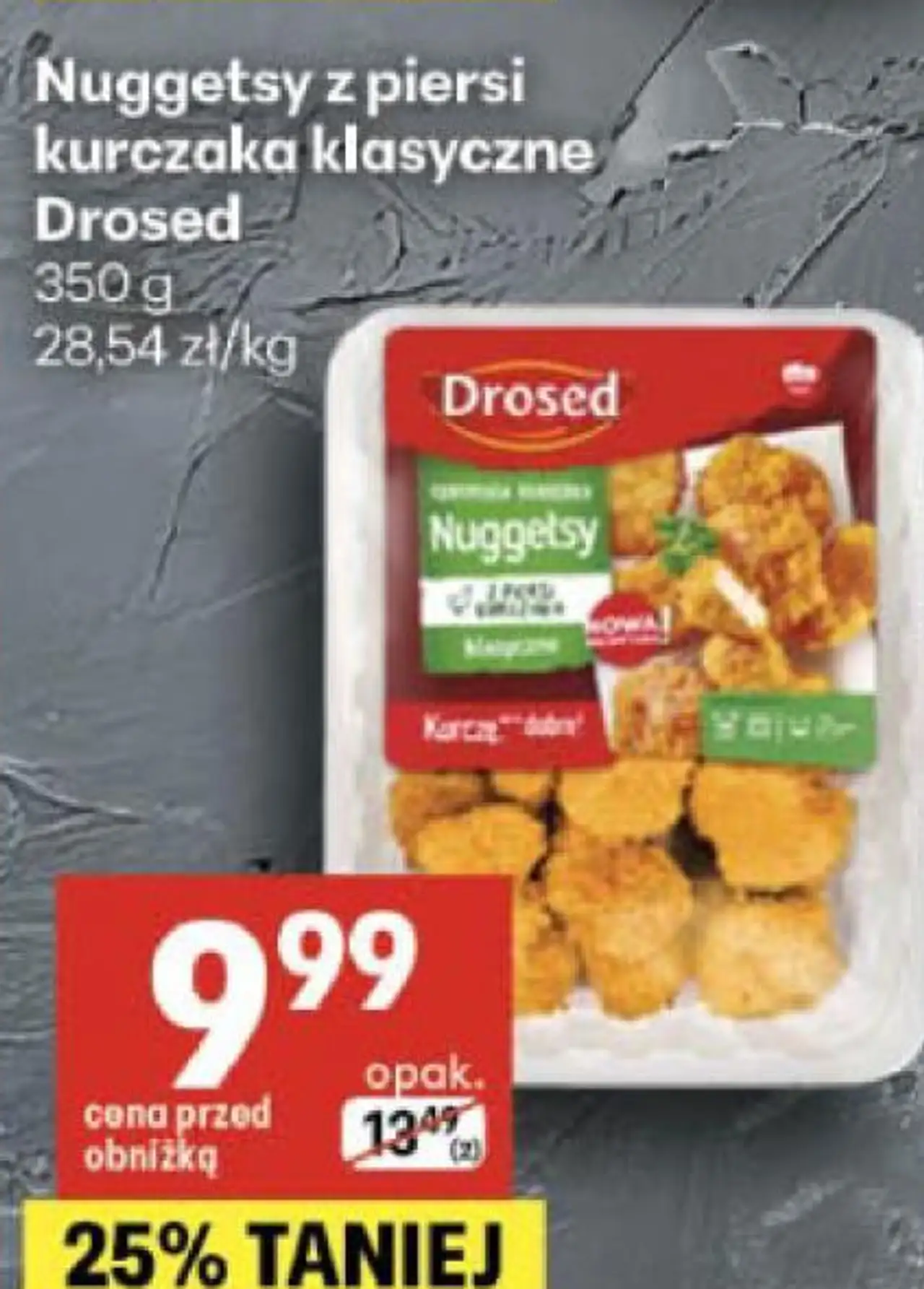 Nuggetsy z piersi kurczaka klasyczne Drosed