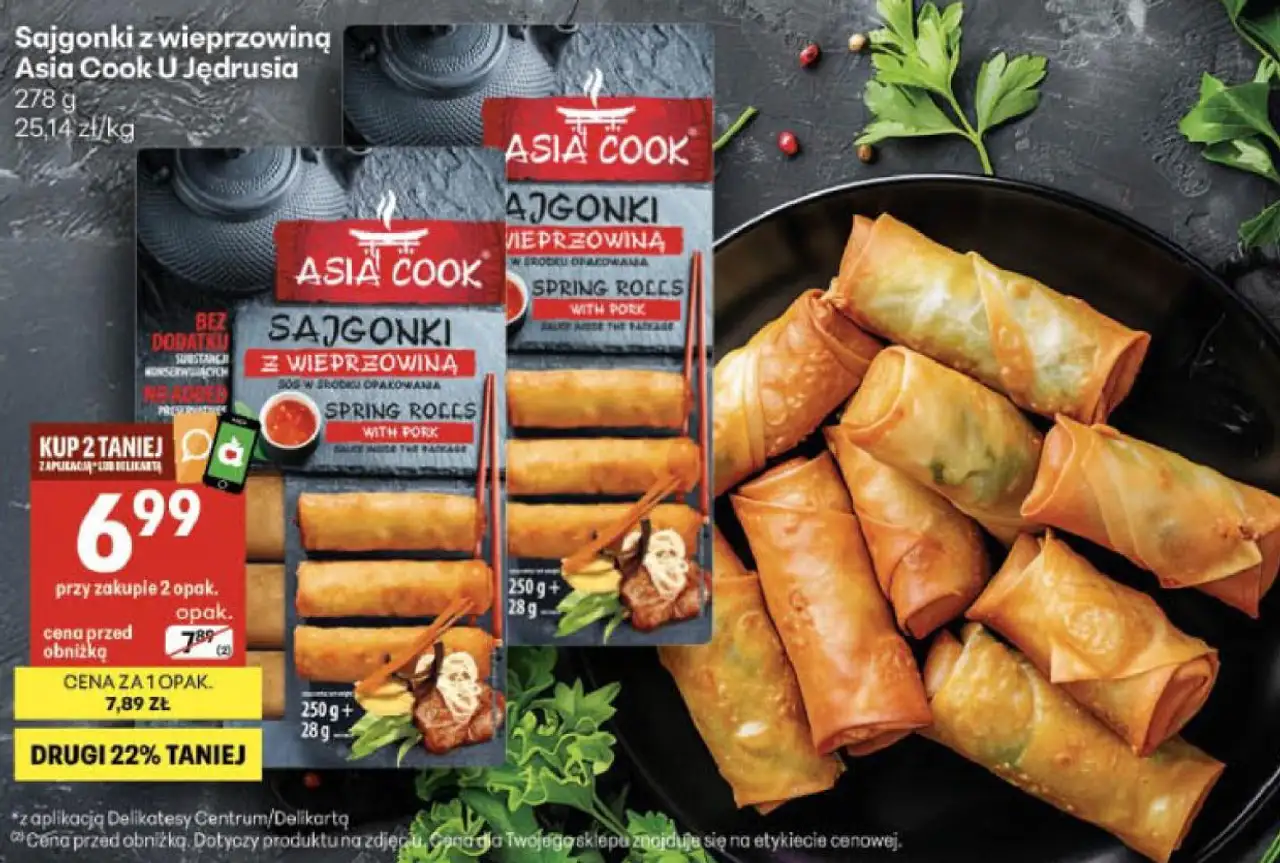 Sajgonki z wieprzowiną Asia Cook U Jędrusia