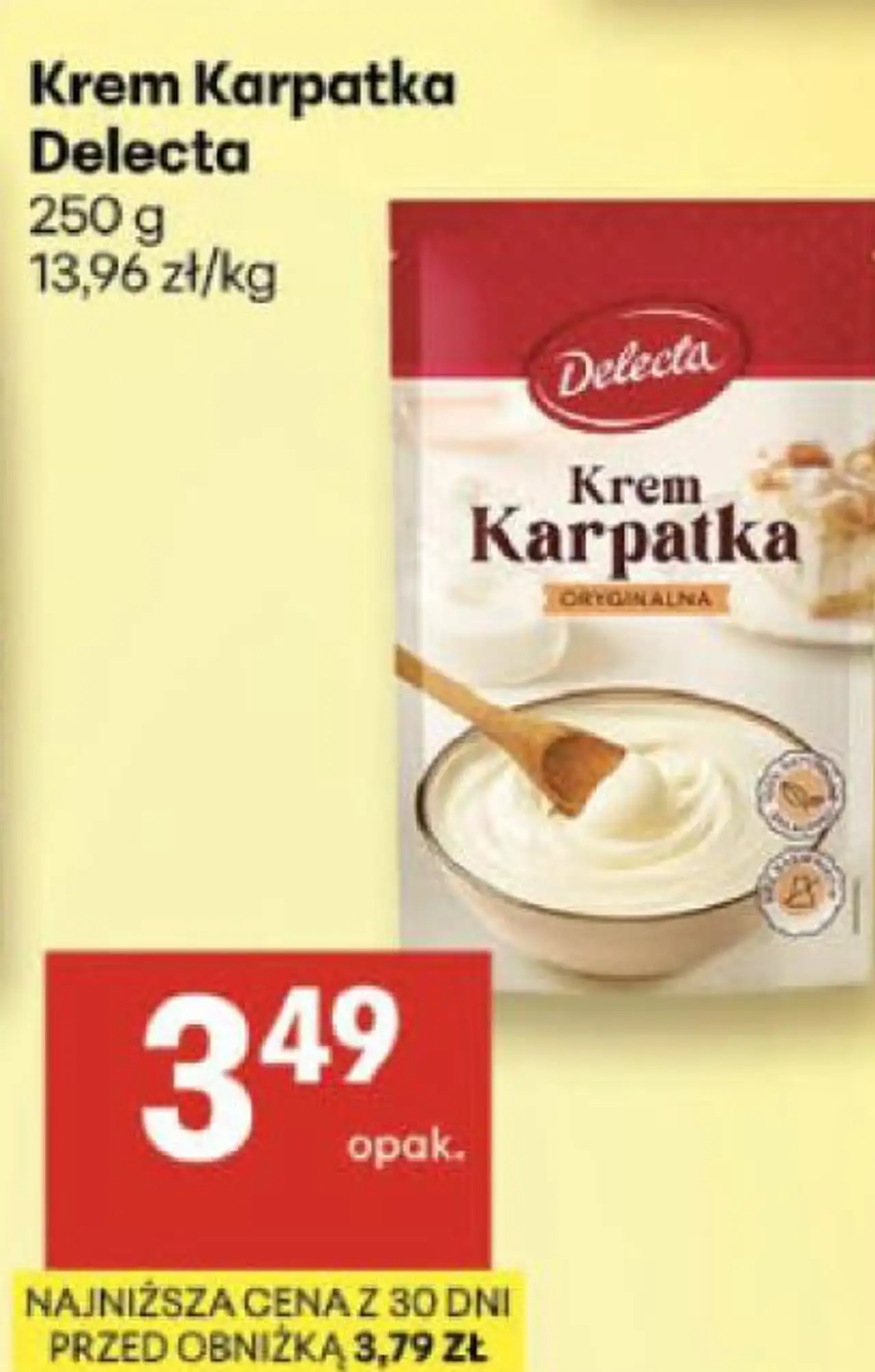 Krem Karpatka Delecta