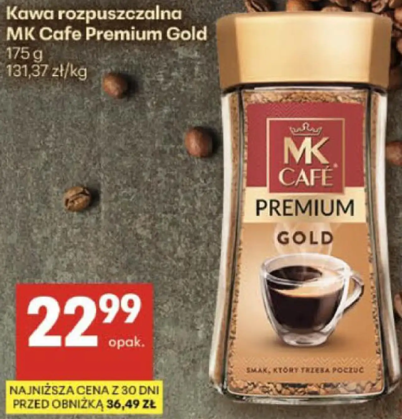 Kawa rozpuszczalna MK Cafe Premium Gold 175 g