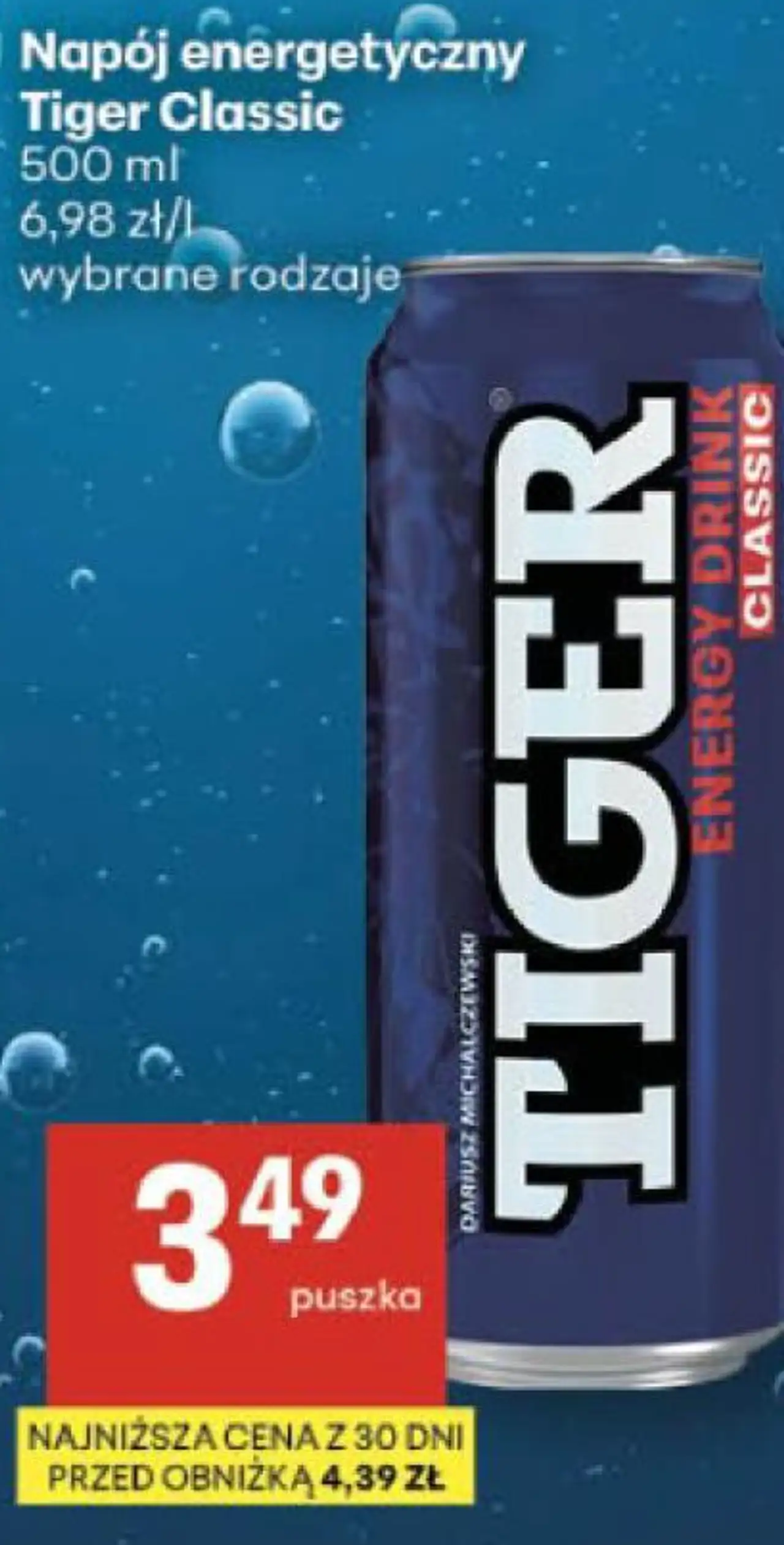 Napój energetyczny Tiger Classic 500ml