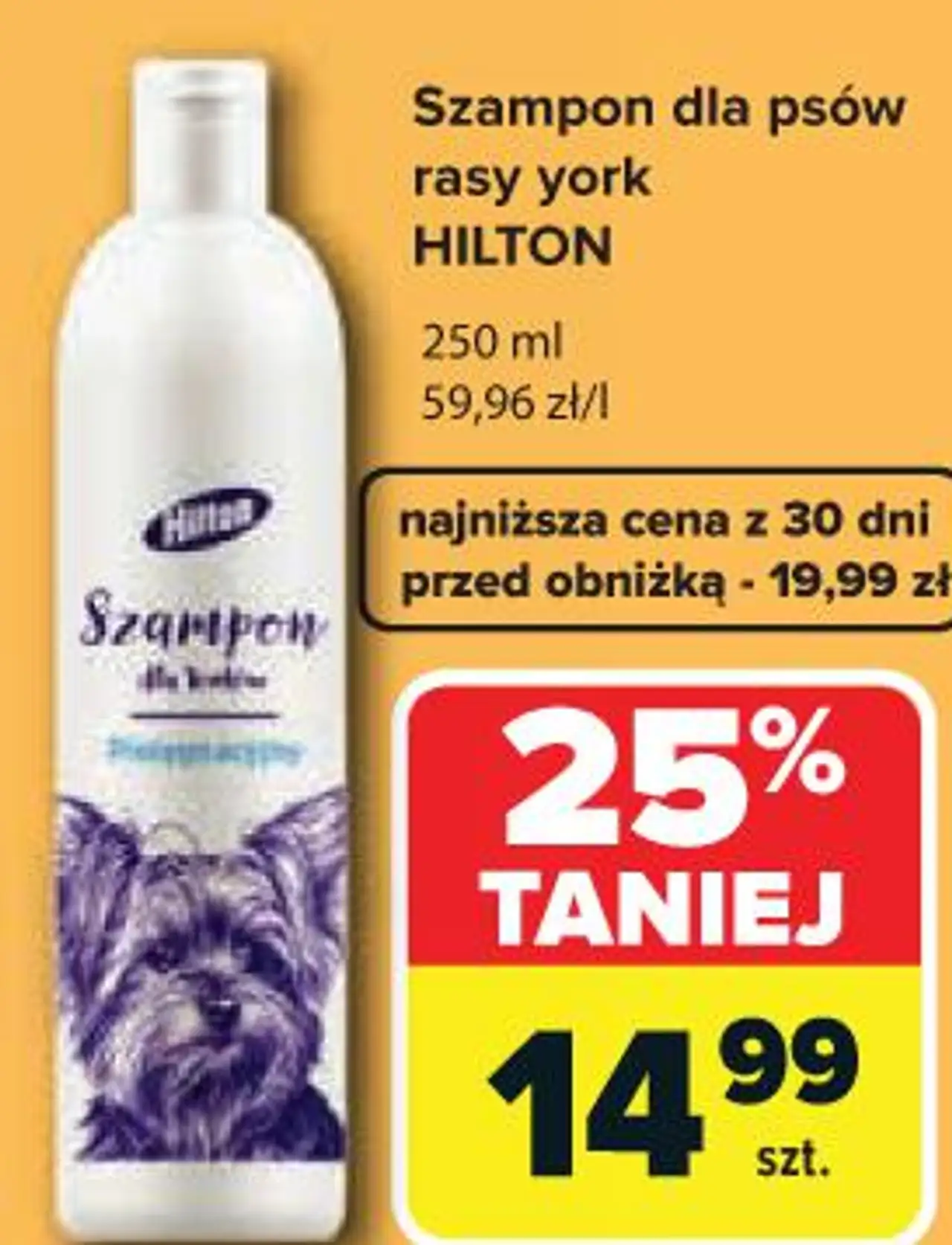 Szampon dla psów rasy york HILTON
