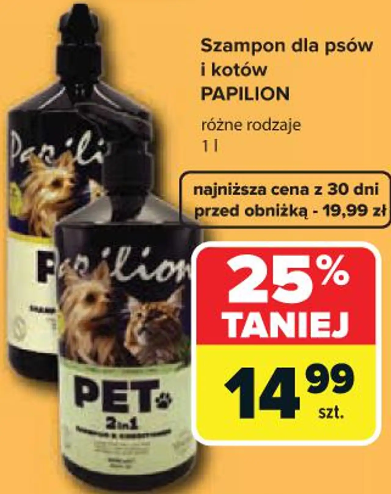 Szampon dla psów i kotów PAPILION