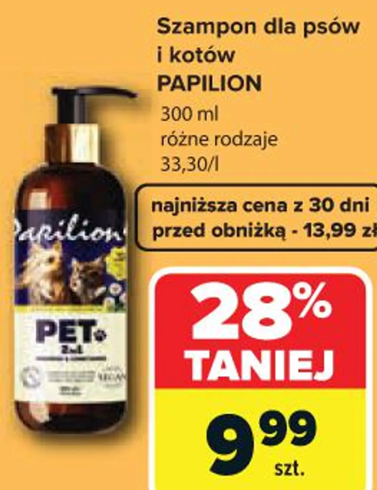 Szampon dla psów i kotów PAPILION