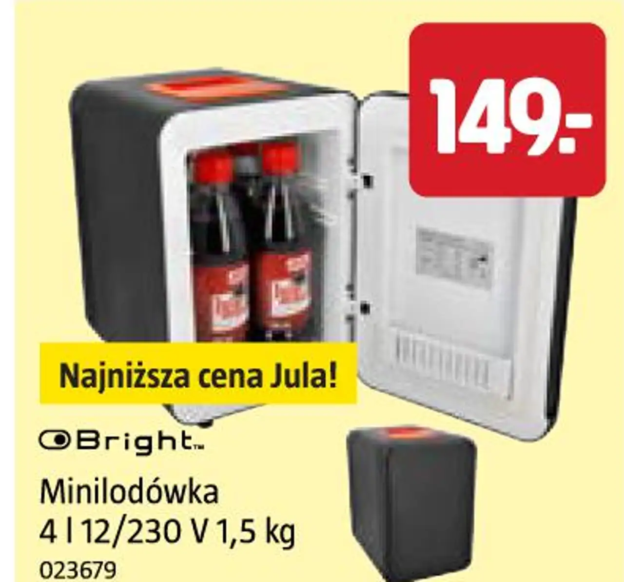 Bright Minilodówka 4 l 12/230 V 1,5 kg