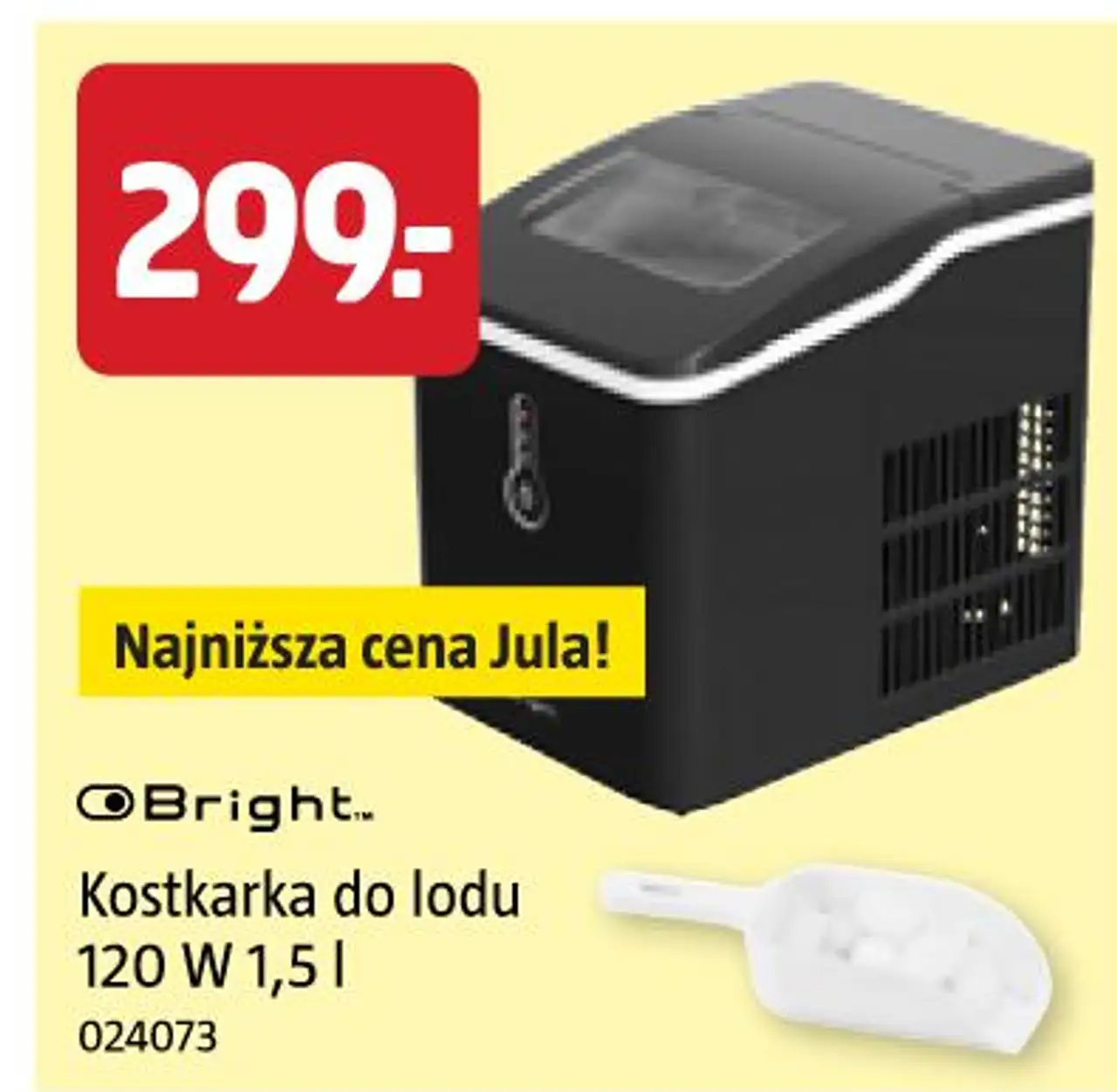 Bright Kostkarka do lodu 120 W 1,5 l