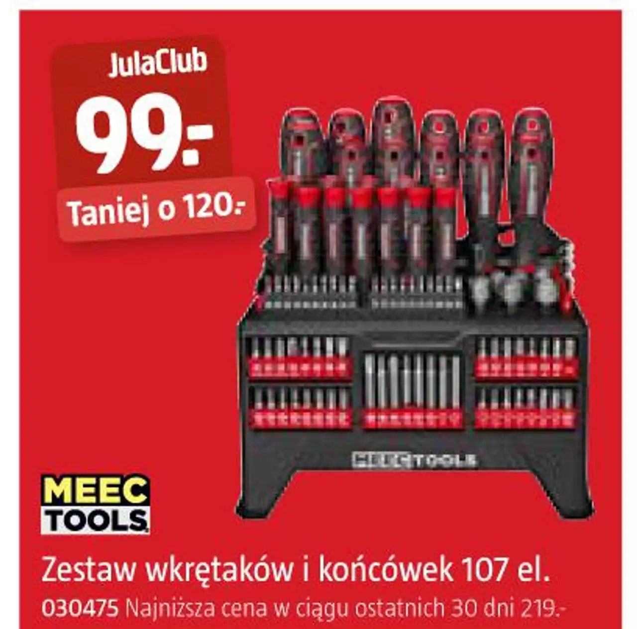 Zestaw wkrętaków i końcówek 107 el.