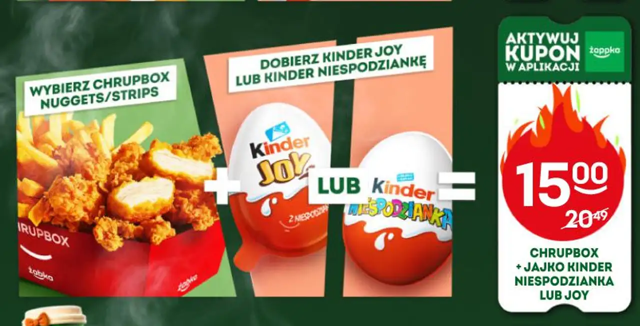 CHRUPBOX + JAJKO KINDER NIESPODZIANKA LUB JOY