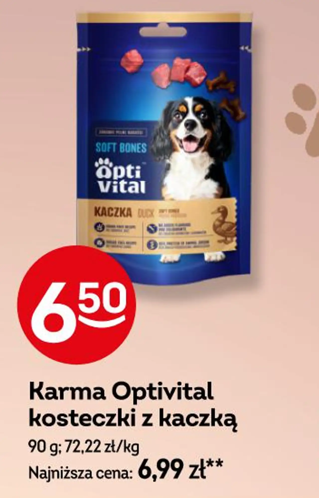 Karma Optivital kosteczki z kaczką