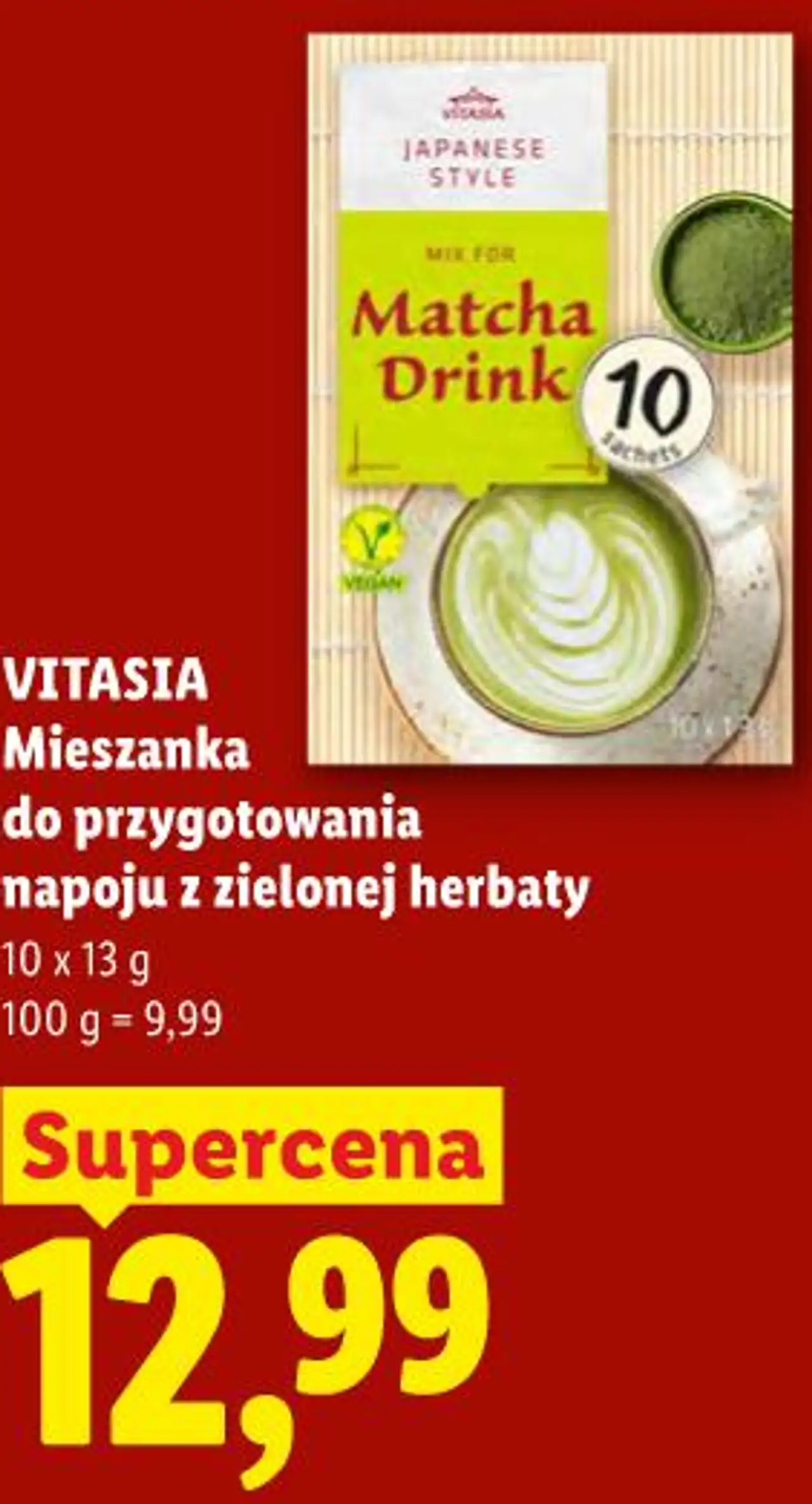 VITASIA Mieszanka do przygotowania napoju z zielonej herbaty