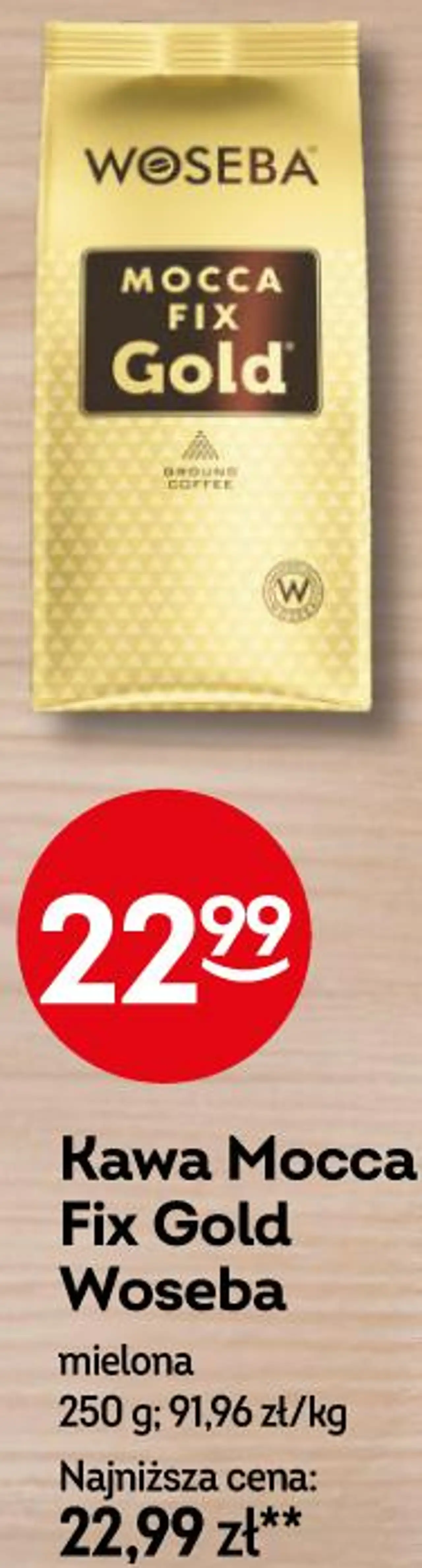 Kawa Mocca Fix Gold Woseba mielona
