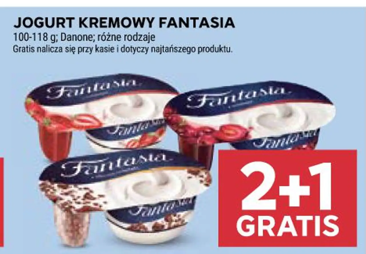 Danone JOGURT KREMOWY FANTASIA