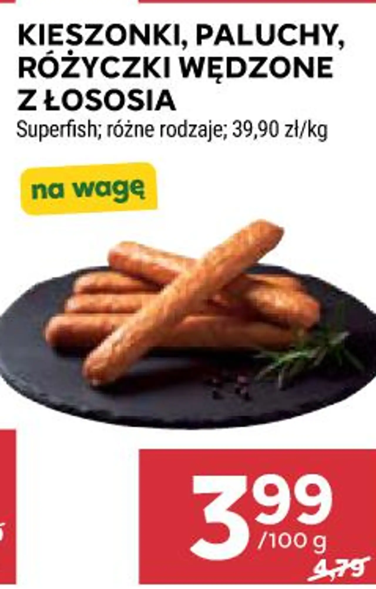 KIESZONKI, PALUCHY, RÓŻYCZKI WĘDZONE Z ŁOSOSIA Superfish
