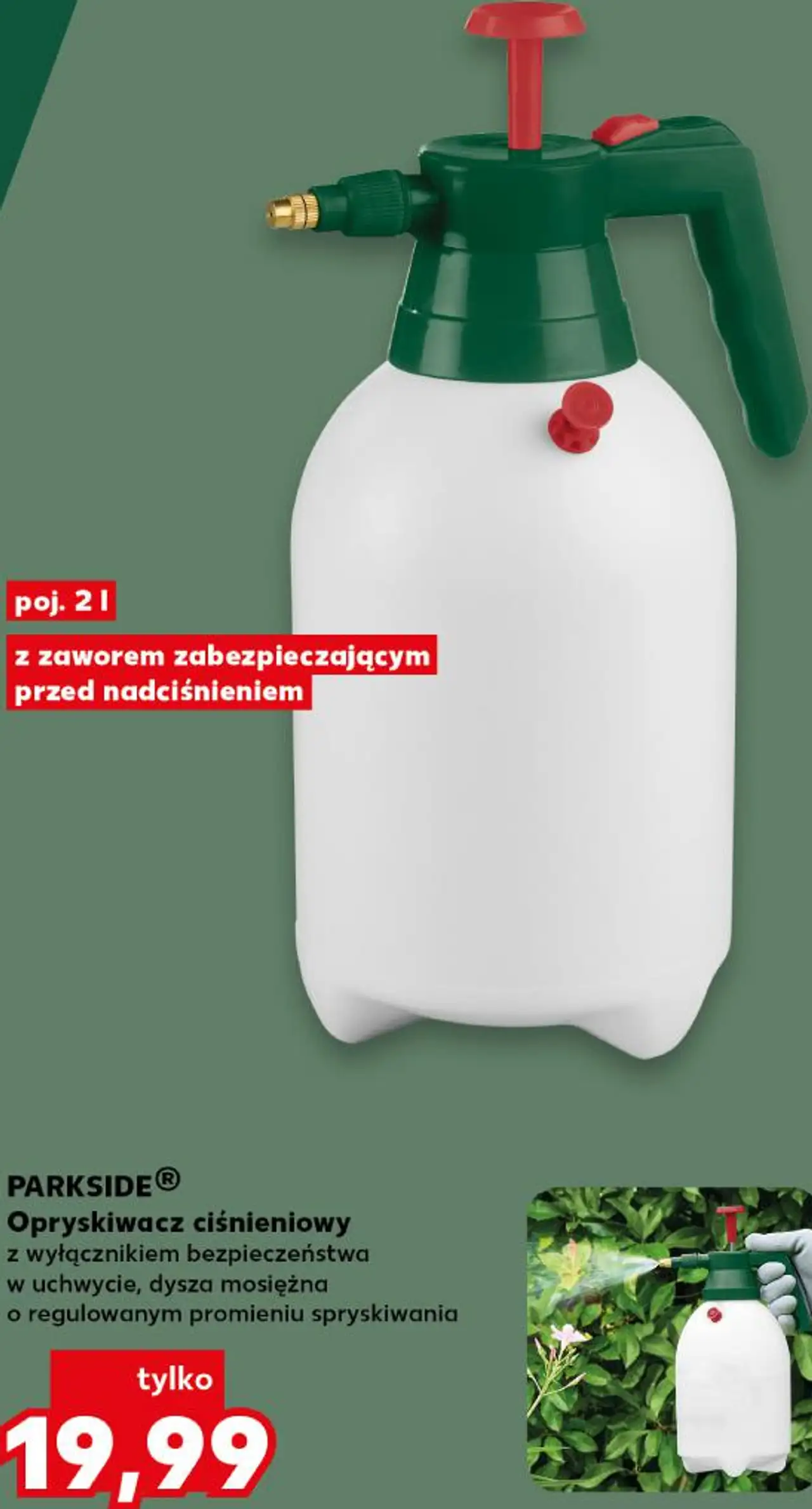 PARKSIDE Opryskiwacz ciśnieniowy