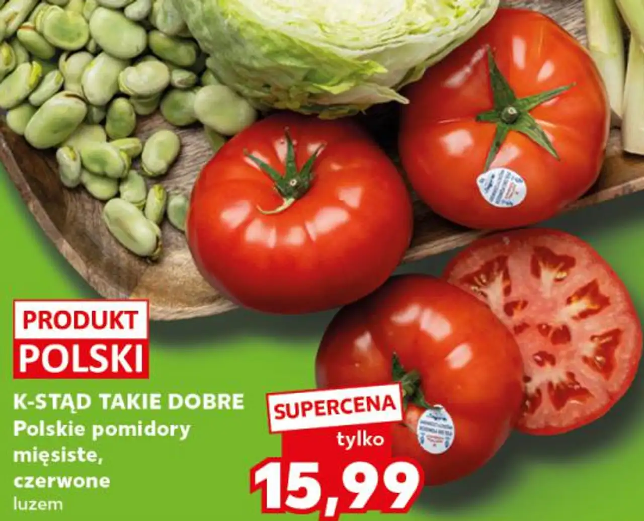 K-STĄD TAKIE DOBRE Polskie pomidory mięsiste, czerwone luzem