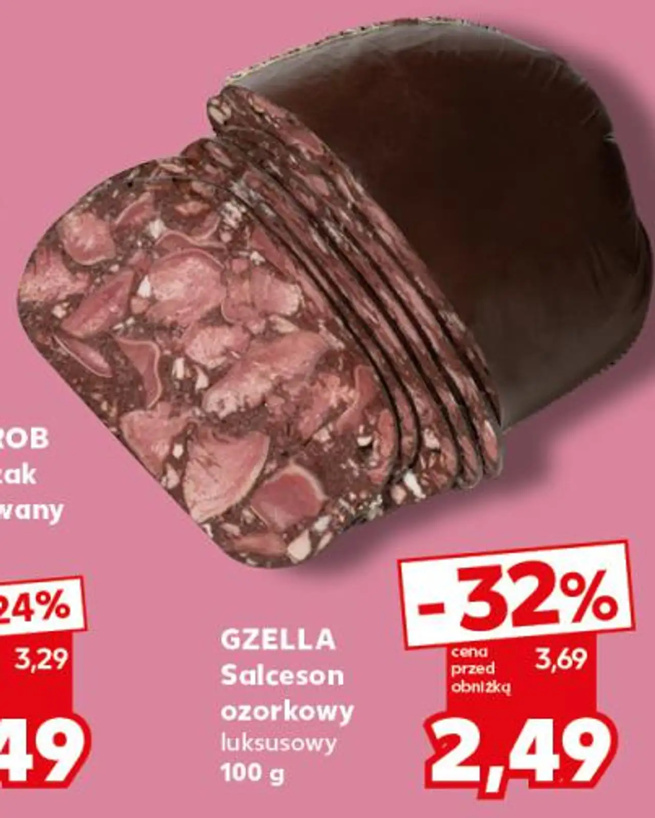 GZELLA Salceson ozorkowy luksusowy 100 g