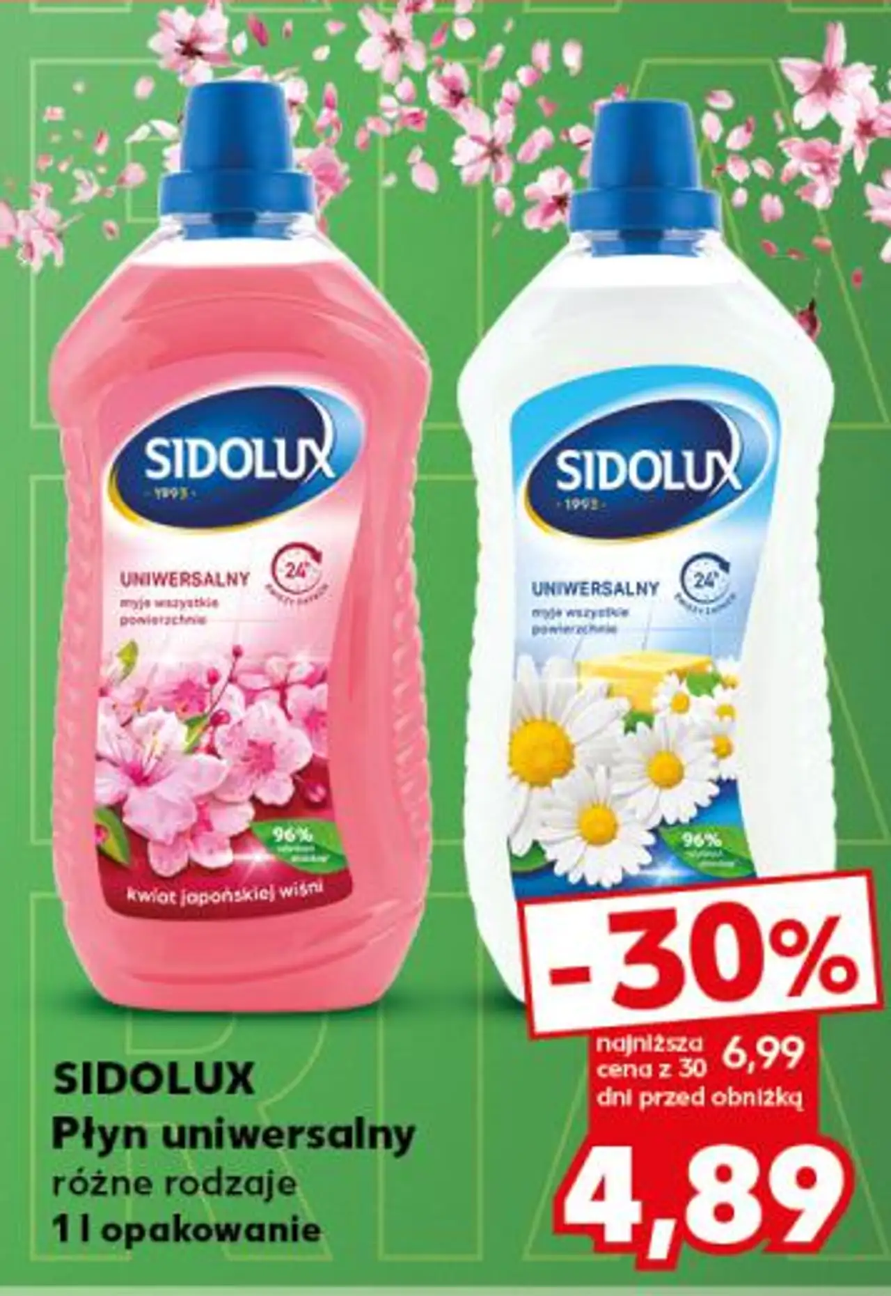 SIDOLUX Płyn uniwersalny różne rodzaje