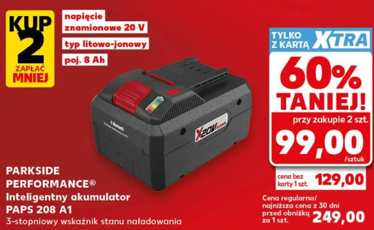 Inteligentny akumulator PAPS 208 A1 PARKSIDE PERFORMANCE®