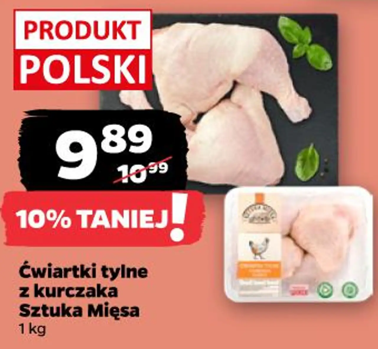 Ćwiartki tylne z kurczaka Sztuka Mięsa