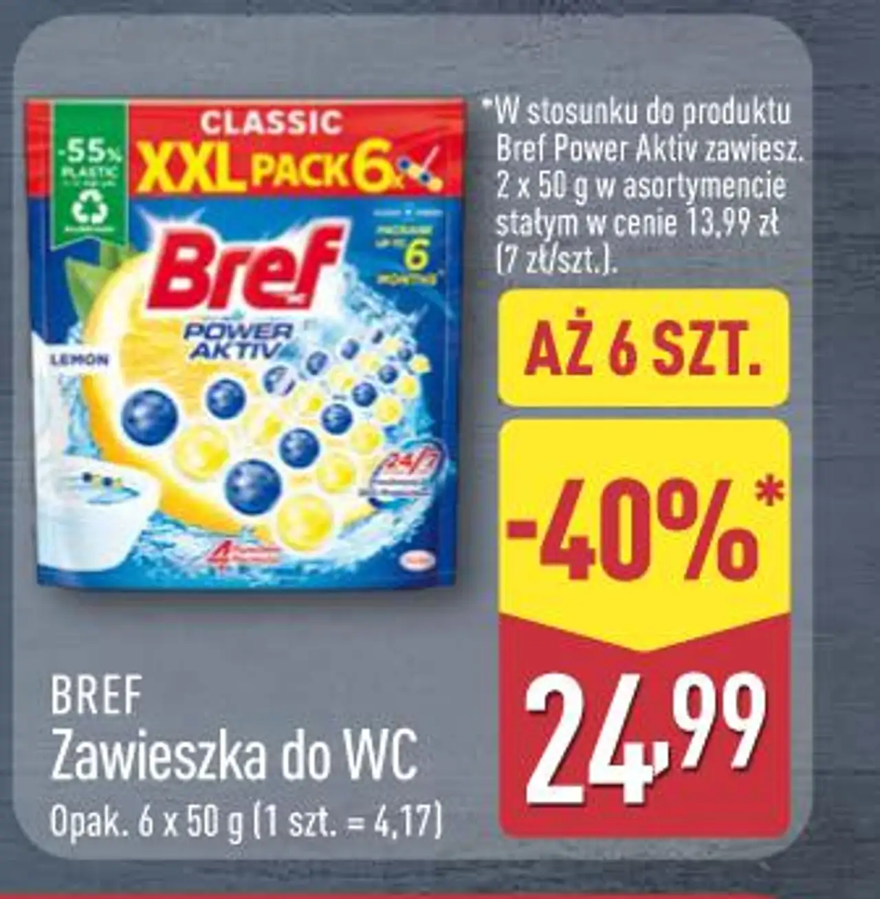 BREF Zawieszka do WC