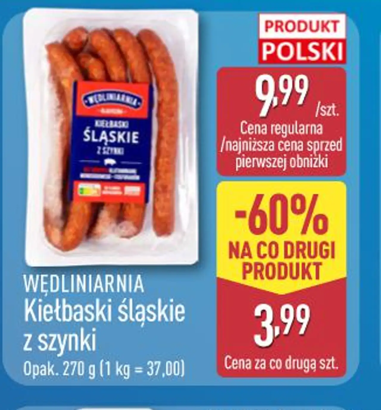 Kiełbaski śląskie z szynki Wędliniarnia