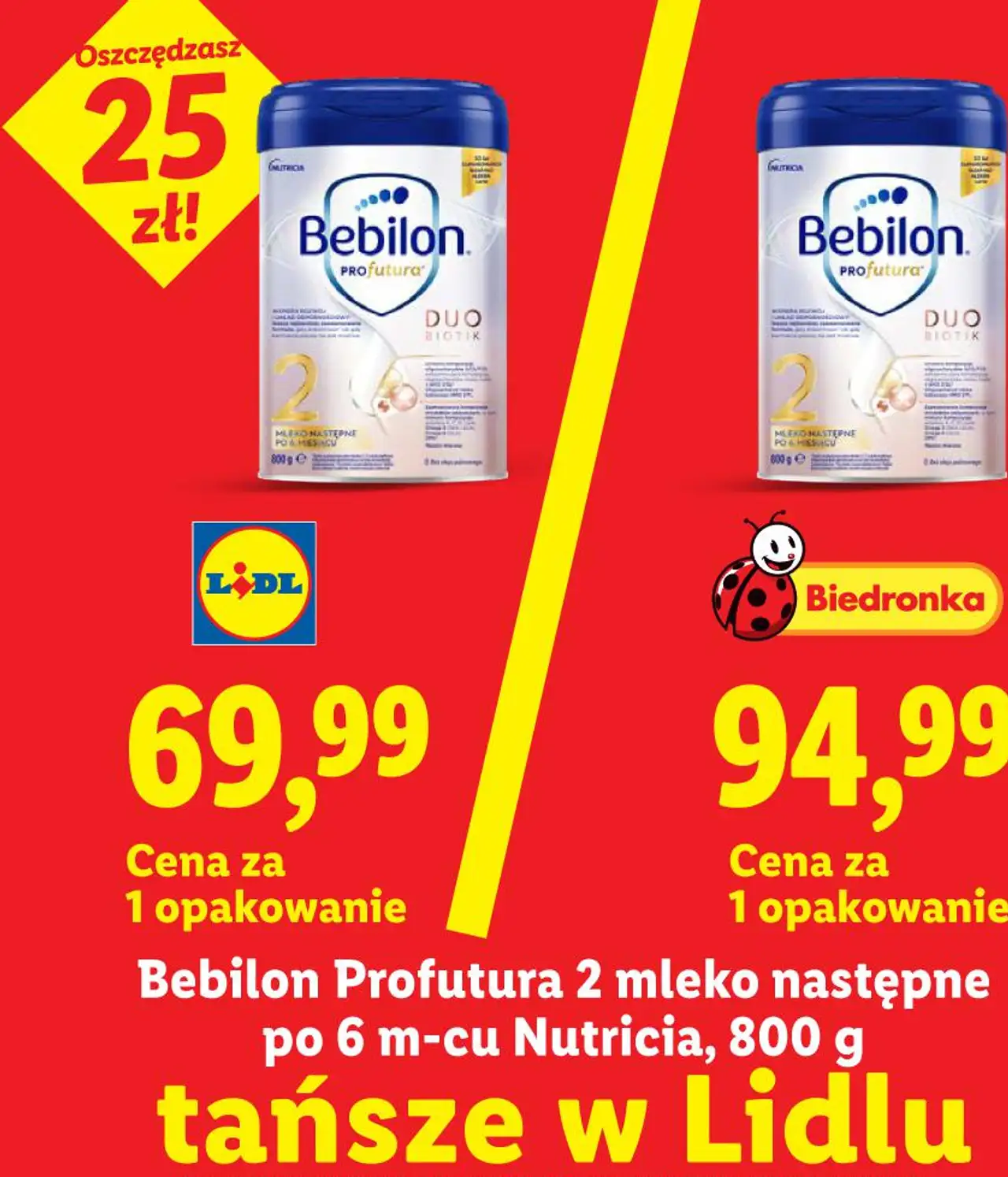 Bebilon Profutura 2 mleko następne po 6 m-cu Nutricia, 800 g