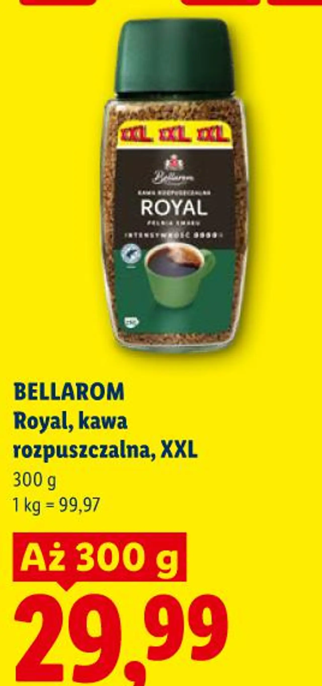 BELLAROM Royal, kawa rozpuszczalna, XXL