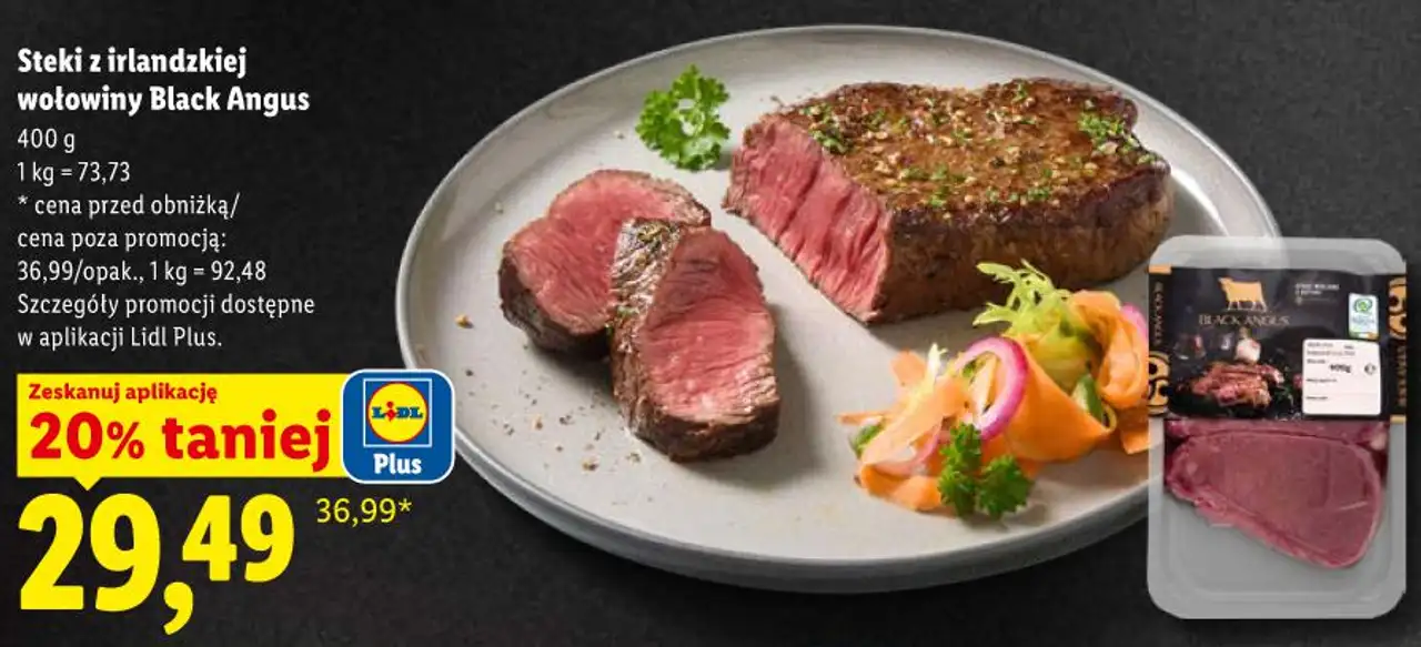 Steki z irlandzkiej wołowiny Black Angus