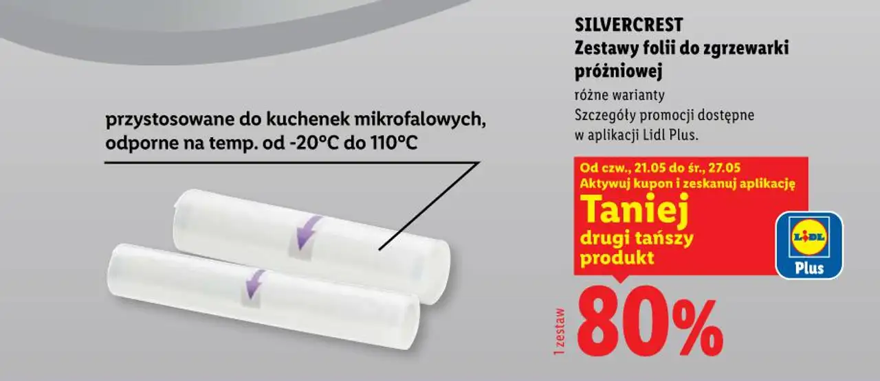 Zestawy folii do zgrzewarki próżniowej SILVERCREST