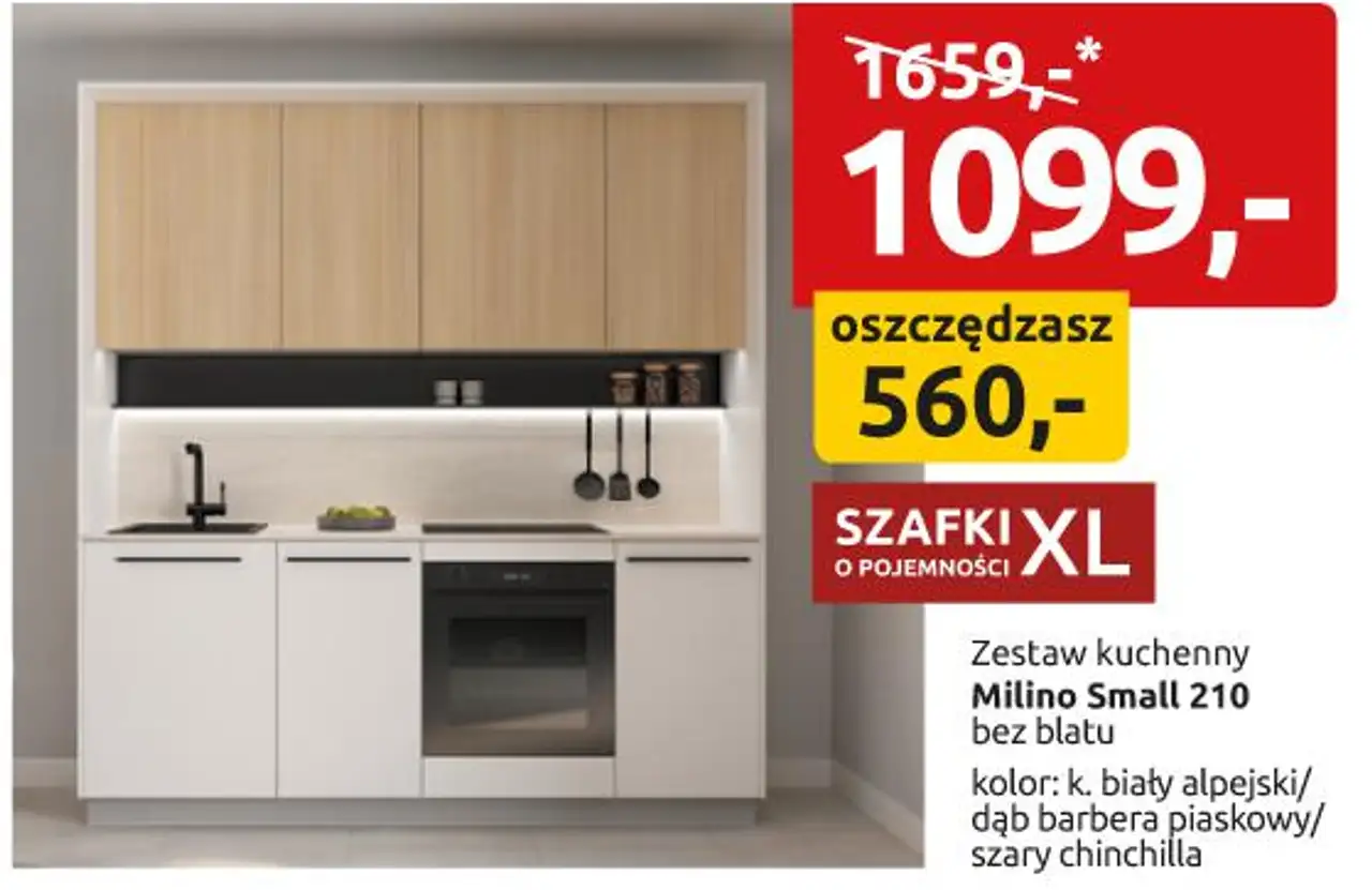 Zestaw kuchenny Milino Small 210 bez blatu