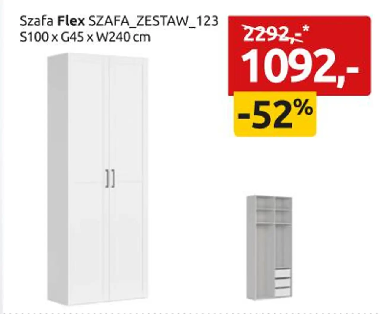 Szafa Flex SZAFA_ZESTAW_123