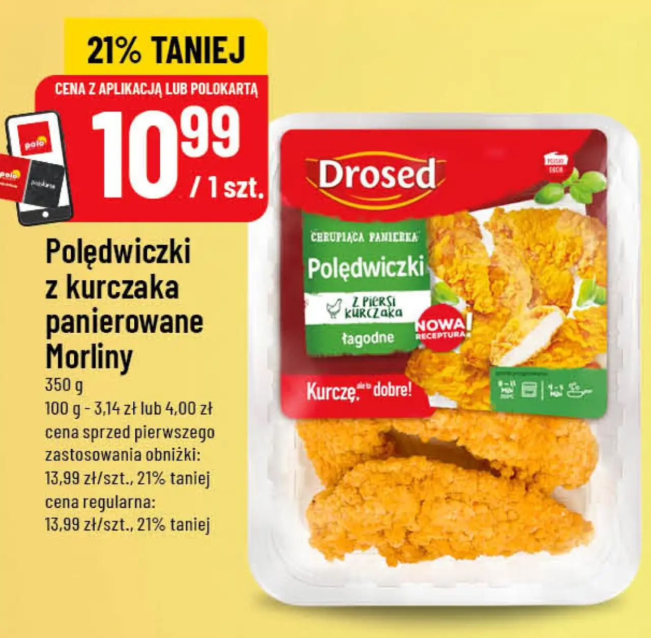 Polędwiczki z kurczaka panierowane Morliny