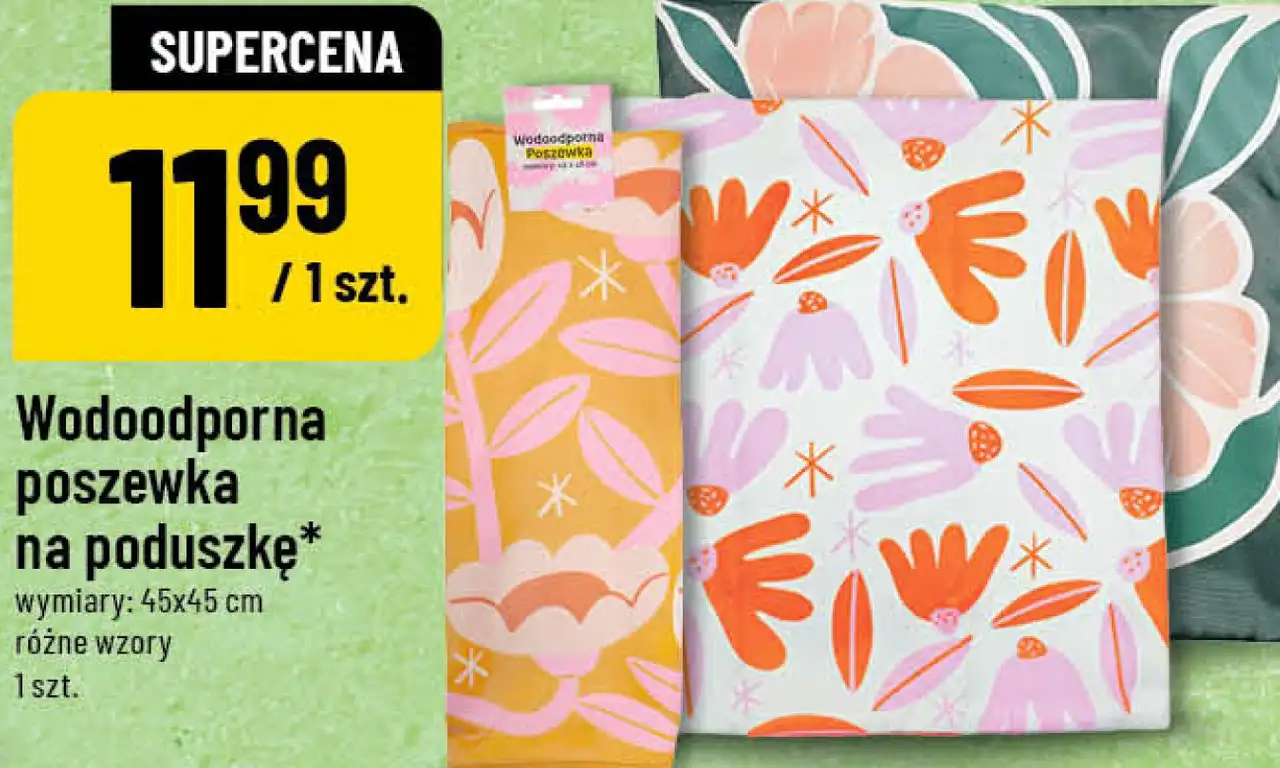 Wodoodporna poszewka na poduszkę*